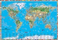 Cover: Weltkarte f&uuml;r Kinder, 1:22.000.000, Poster, freytag & berndt - KOMPASS freytag und berndt