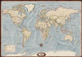 Bild: Weltkarte: Aktuelle Karte in historischem Stil, 1:20.000.000, Poster, freytag & berndt - Freytag-Berndt und ARTARIA