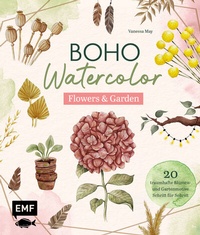 Abbildung von: Boho Watercolor - Flowers & Garden - Edition Michael Fischer / EMF Verlag