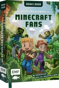 Cover: Der Sch&uuml;lerkalender f&uuml;r Minecraft-Fans 2024/2025 - Edition Michael Fischer / EMF Verlag