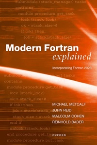 Enlarge image Cover: Modern Fortran Explained - Oxford University Press