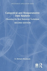 Enlarge image Cover: Categorical and Nonparametric Data Analysis - Routledge