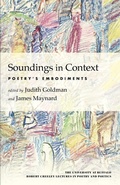 Cover: Soundings in Context - State University of New York Press