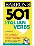Cover: 501 Italian Verbs, Sixth Edition - Kaplan Publishing