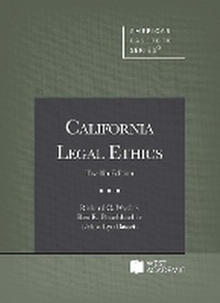 Enlarge image Cover: California Legal Ethics - West Academic Press