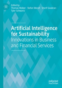 Enlarge image Cover: Artificial Intelligence for Sustainability - Palgrave Macmillan