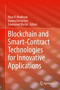 Cover: Blockchain and Smart-Contract Technologies for Innovative Applications - Springer