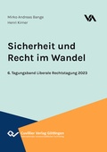 Cover: Sicherheit und Recht im Wandel - Cuvillier Verlag