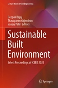 Cover: Sustainable Built Environment - Springer