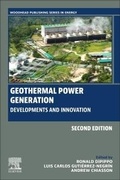 Cover: Geothermal Power Generation - Woodhead Publishing