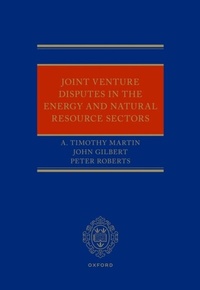 Abbildung von: Joint Venture Disputes in the Energy and Natural Resource Sectors - OUP eBook