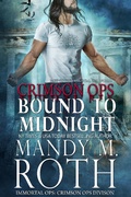 Cover: Bound to Midnight (Crimson Ops, #3) - Raven Happy Hour LLC