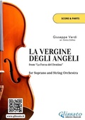 Cover: Soprano and String Quintet / Orchestra "La Vergine degli Angeli" (score and parts) - Glissato Edizioni Musicali