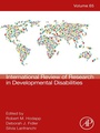 Cover: International Review of Research in Developmental Disabilities - Academic Press