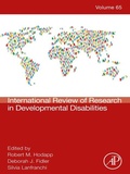 Cover: International Review of Research in Developmental Disabilities - Academic Press