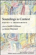 Cover: Soundings in Context - State University of New York Press