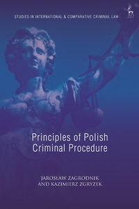 Abbildung von: Principles of Polish Criminal Procedure - Hart Publishing