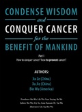 Cover: Condense Wisdom and Conquer Cancer for the Benefit of Mankind - AUTHORHOUSE