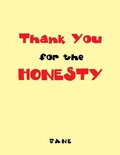 Cover: Thank You for the Honesty - Xlibris Us