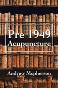 Cover: Pre 1949 Acupuncture - Xlibris AU