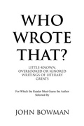 Cover: Who Wrote That? - Xlibris Us