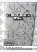 Cover: Special and Structural Materials - Trans Tech Publications Ltd