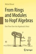 Cover: From Rings and Modules to Hopf Algebras - Springer