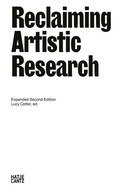 Cover: Reclaiming Artistic Research - Hatje Cantz Verlag