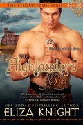 Cover: The Highlander's Sin (The Stolen Bride Series, #6) - Eliza Knight
