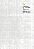 Cover: 24! / Fragen an die Konkrete Gegenwart / Questions for the Concrete Present - Deutscher Kunstverlag (DKV)