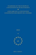 Cover: Yearbook of the European Convention on Human Rights / Annuaire de la convention europeenne des droits de l'homme, Volume 65 (2022) - Martinus Nijhoff
