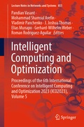 Cover: Intelligent Computing and Optimization - Springer