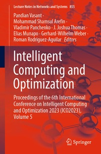 Enlarge image Cover: Intelligent Computing and Optimization - Springer
