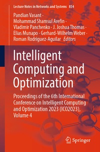 Enlarge image Cover: Intelligent Computing and Optimization - Springer