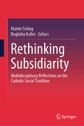 Cover: Rethinking Subsidiarity - Springer