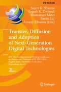 Cover: Transfer, Diffusion and Adoption of Next-Generation Digital Technologies - Springer