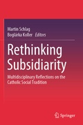Cover: Rethinking Subsidiarity - Springer