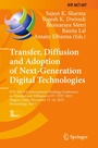 Cover: Transfer, Diffusion and Adoption of Next-Generation Digital Technologies - Springer