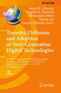 Cover: Transfer, Diffusion and Adoption of Next-Generation Digital Technologies - Springer