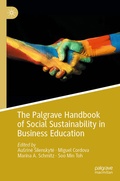 Cover: The Palgrave Handbook of Social Sustainability in Business Education - Palgrave Macmillan