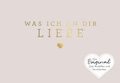 Cover: Was ich an dir liebe - Miniversion - Riva