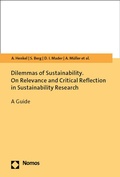 Cover: Dilemmas of Sustainability. On Relevance and Critical Reflection in Sustainability Research - Nomos