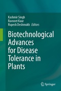 Cover: Biotechnological Advances for Disease Tolerance in Plants - Springer