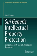 Cover: Sui Generis Intellectual Property Protection - Springer