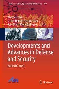 Enlarge image Cover: Developments and Advances in Defense and Security - Springer
