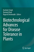 Cover: Biotechnological Advances for Disease Tolerance in Plants - Springer
