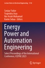 Cover: Energy Power and Automation Engineering - Springer