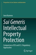 Cover: Sui Generis Intellectual Property Protection - Springer