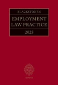 Cover: Blackstone's Employment Law Practice 2023 - Oxford University Press