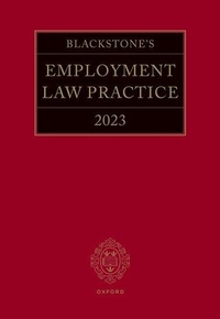 Abbildung von: Blackstone's Employment Law Practice 2023 - Oxford University Press